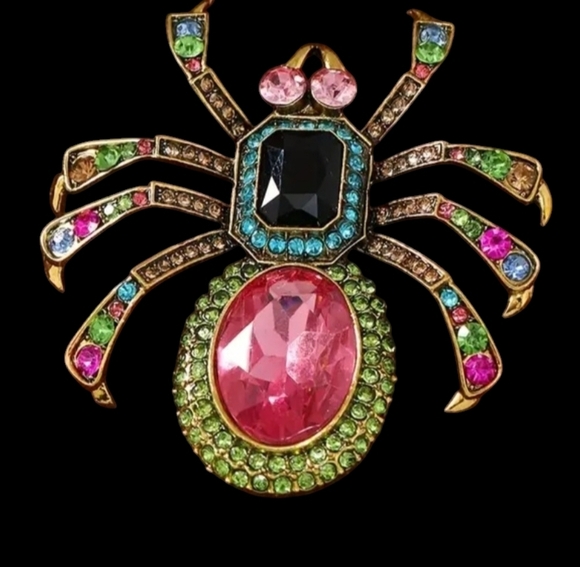 New Colorful Spider Brooch - Picture 2 of 2